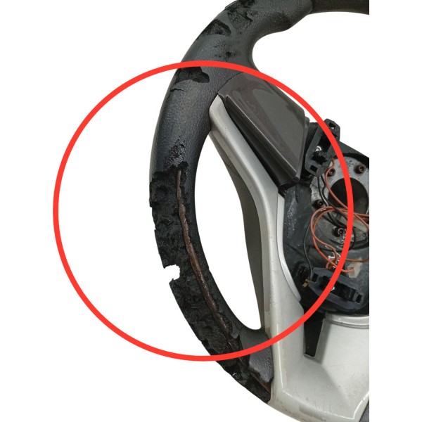 Volante Direção Peugeot 207 Passion 1.4 2009 2010 Detalhe