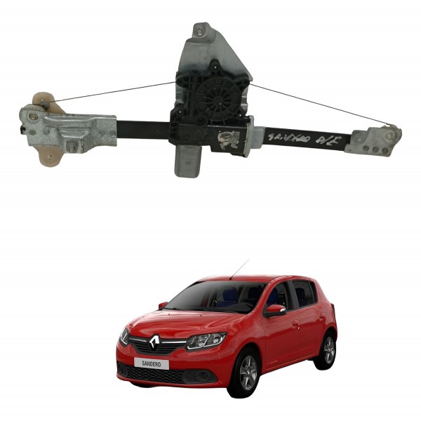 Maquina Vidro Dianteiro Esquerdo Renault Sandero 2017