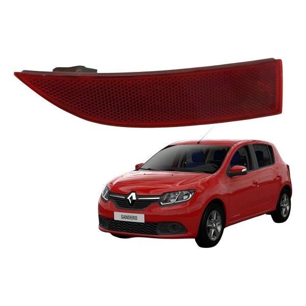 Refletor Parachoque Traseiro Direito Renault Sandero 2017
