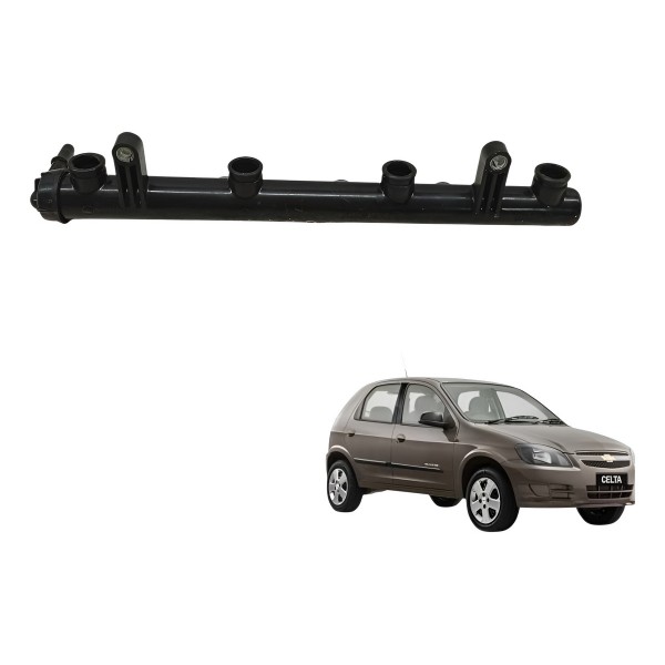 Flauta Bico Injetor Chevrolet Celta Corsa 1.0 2007 2008 2009