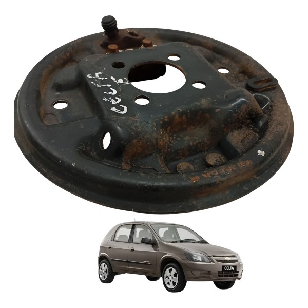 Sapata Espelho Freio Chevrolet Celta 1.0 2006 2007 008 2009