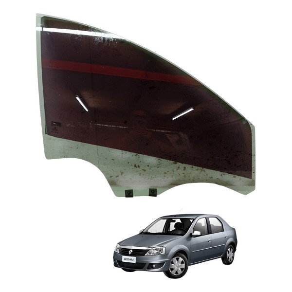 Vidro Porta Dianteiro Direito Renault Logan 2008 200 92010