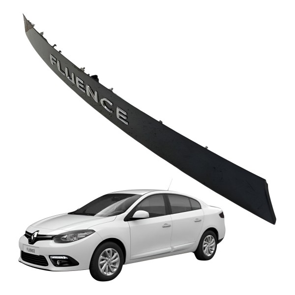 Friso Aplique Tampa Traseira Renault Fluence 2011 Azul
