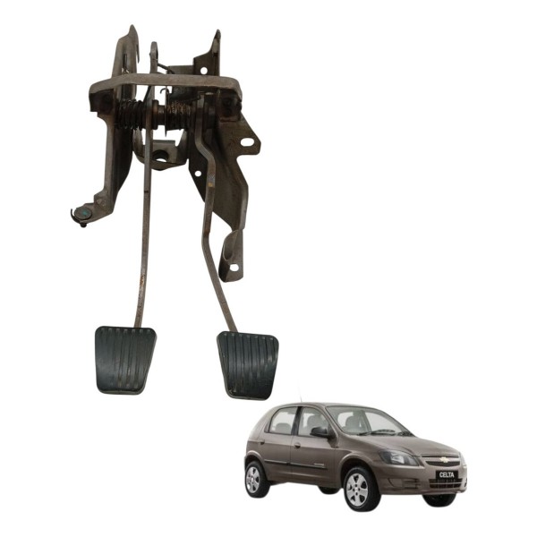 Pedaleira Freio Embreagem Chevrolet Celta 1.0 2007 2008 2009