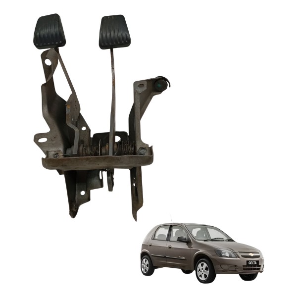 Pedaleira Freio Embreagem Chevrolet Celta 1.0 2007 2008 2009