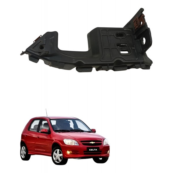 Guia Parachoque Dianteiro Esquerdo Chevrolet Celta 1.0 2009