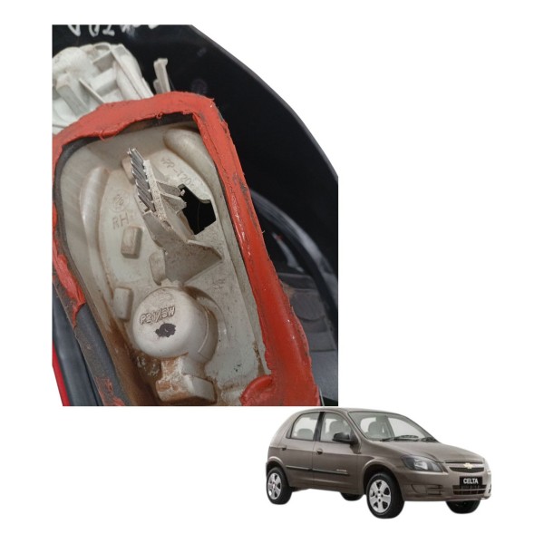 Lanterna Traseira Direita Chevrolet Celta 1.0 2007 Detalhe