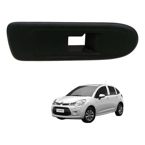 Moldura Botão Vidro Dianteiro Direito Citroen C3 2016 2017