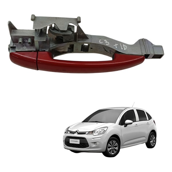 Maçaneta Externa Traseira Direita Citroen C3 Tendance 2017