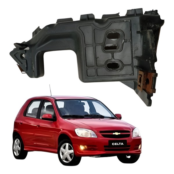 Guia Parachoque Traseiro Esquerdo Chevrolet Celta 2004 2005