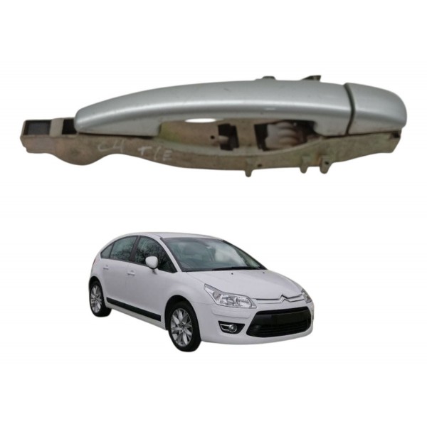 Maçaneta Externa Traseira Esquerda Citroen C4 2014 2015 Traseira