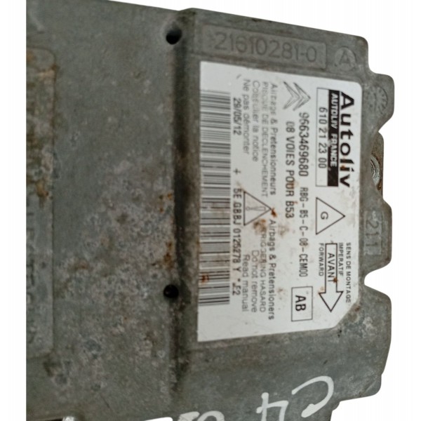 Modulo Central Airbag Citroen C4 1.6 2010 2011 2012 2013