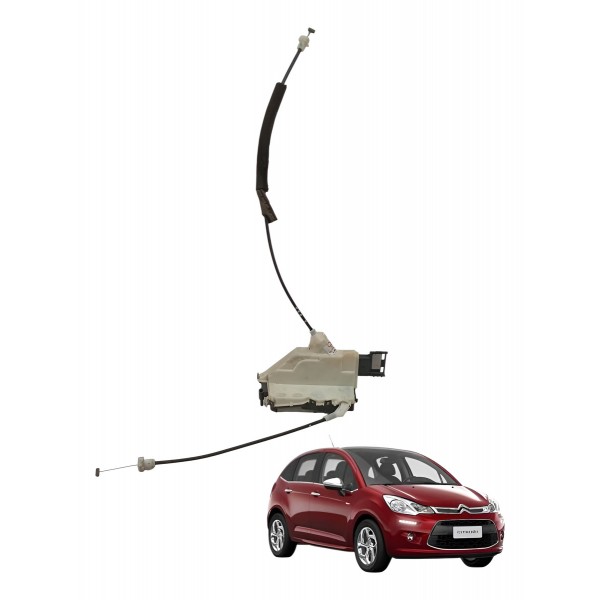 Fechadura Porta Traseira Direita Citroen C3 2014 2015 2016