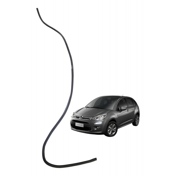 Canaleta Borracha Vedação Esquerda Citroen C3 1.5 2016 2017