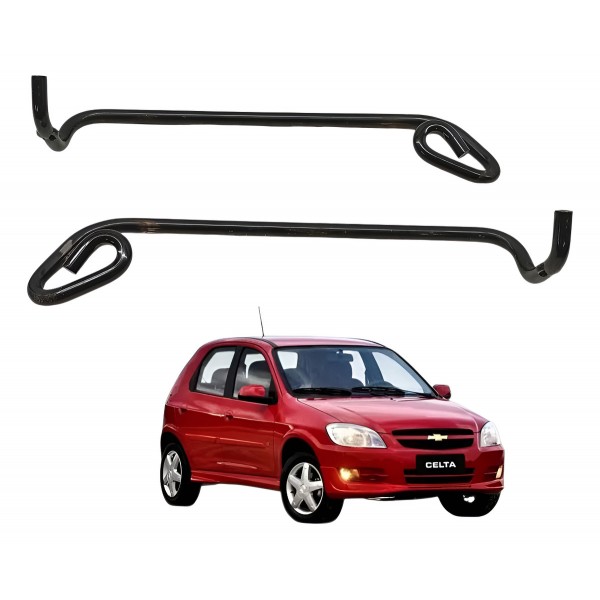 Par Suporte Cinto Segurança Chevrolet Celta 2002 2003 2004