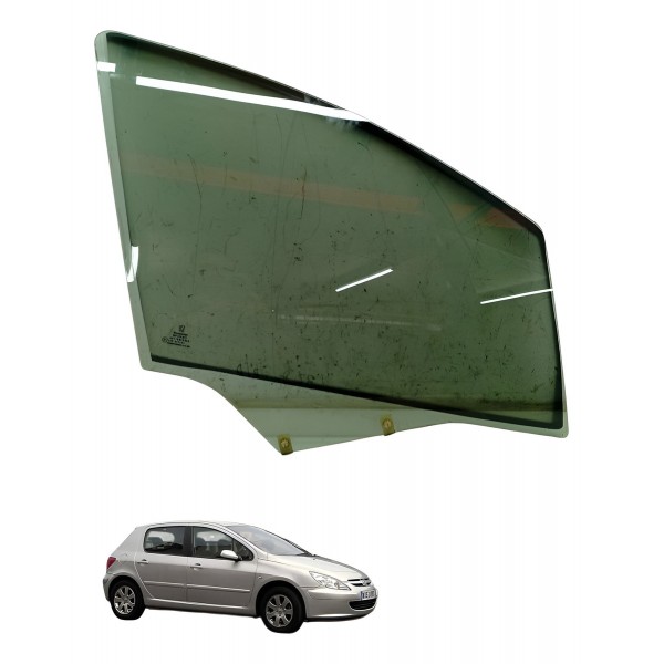 Vidro Porta Dianteiro Direito Peugeot 307 1.6 2006 2007 2008