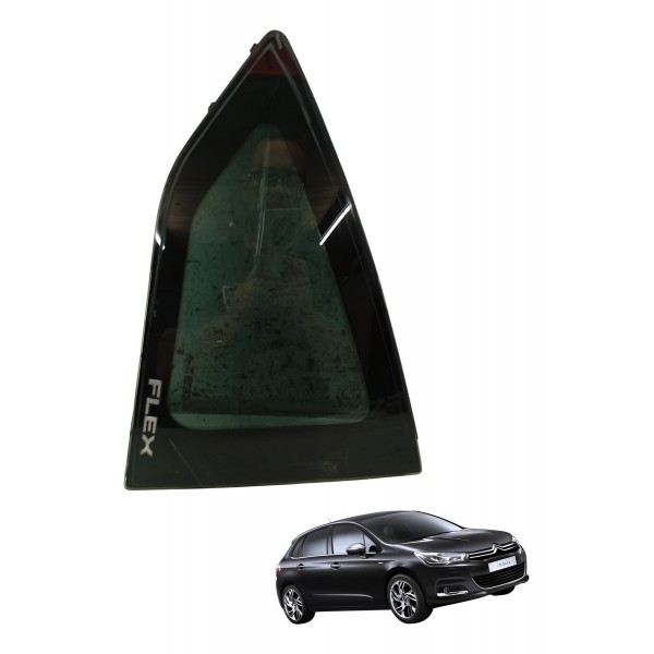 Vidro Fixo Traseiro Esquerdo Citroen C4 1.6 2013 2014 2015