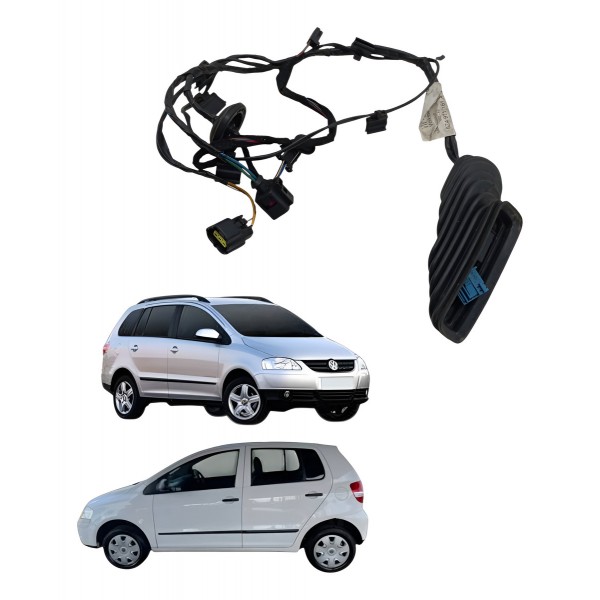 Chicote Porta Traseira Esquerda Volkswagen Fox Spacefox 2006
