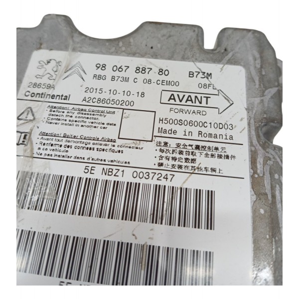 Modulo Central Airbag Citroen C4 Lounge 1.6 Thp 2015 2016