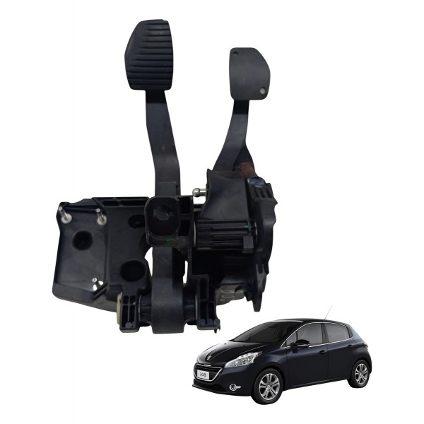 Pedaleira Freio Embreagem Peugeot 208 Allure 2014 2015 2016