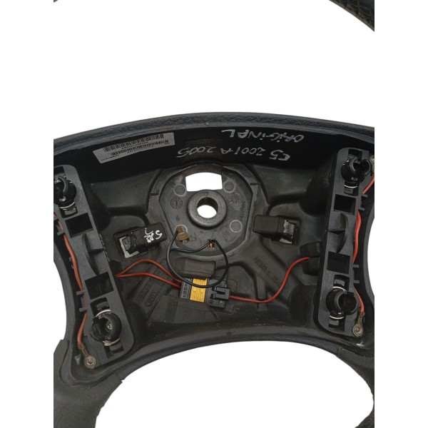 Volante Direção Citroën C5 2003 2004 2005 2006 2007 Detalhe