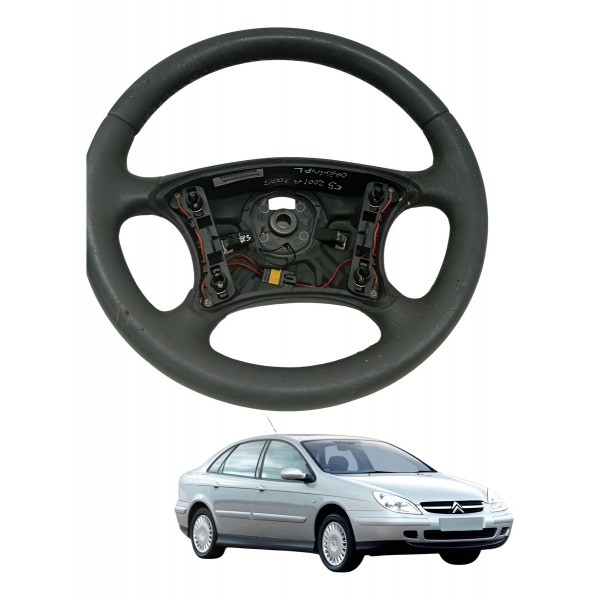 Volante Direção Citroën C5 2003 2004 2005 2006 2007 Detalhe