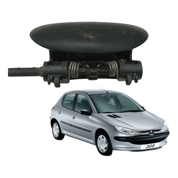 Maçaneta Externa Traseira Esquerda Peugeot 206 207 2006 2007