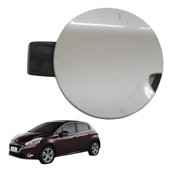 Tampa Portinhola Tanque Combustivel Peugeot 208 2014 Detalhe