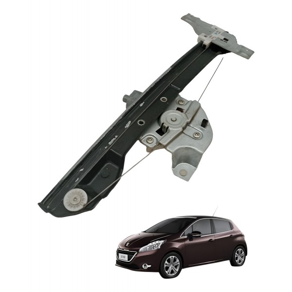 Maquina Vidro Dianteiro Direito Peugeot 208 2014 2015 2016