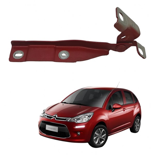 Dobradiça Esquerda Capo Citroen C3 1.5 2014 2015 2016 2017