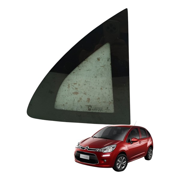 Vidro Fixo Traseiro Direito Citroën C3 2013 2014 2015 2016