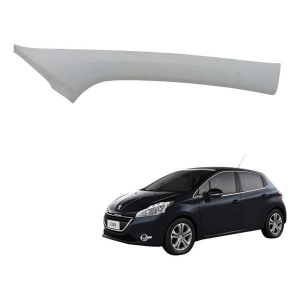 Moldura Coluna Dianteira Direita Peugeot 208 2014 2015