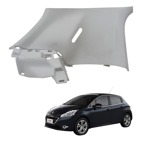 Moldura Direito Bagagito Peugeot 208 Allure 2014 2015