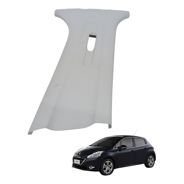 Moldura Superior Coluna Central Direito Peugeot 208 2014