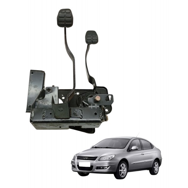 Pedaleira Freio Embreagem Chery Cielo Sedan 1.6 2012 2013