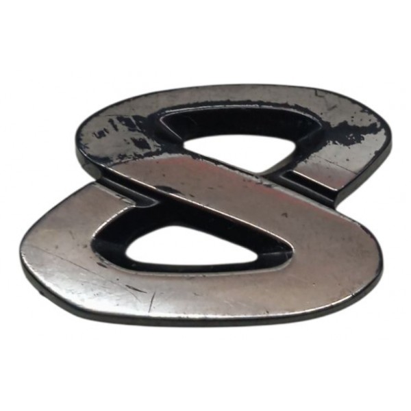 Emblema Cromado Peugeot 208 Allure 2014 Detalhe