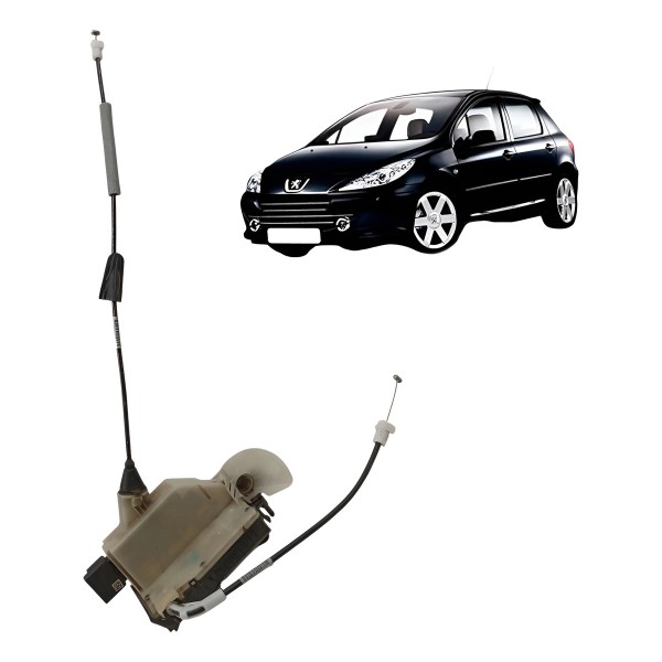 Fechadura Porta Dianteira Esquerda Peugeot 208 2014 2015