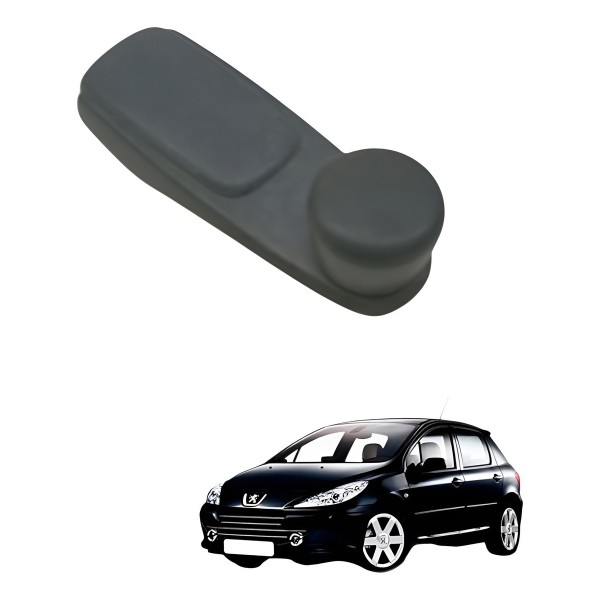 Manivela Porta Interna Traseira Vidro Peugeot 208  2015
