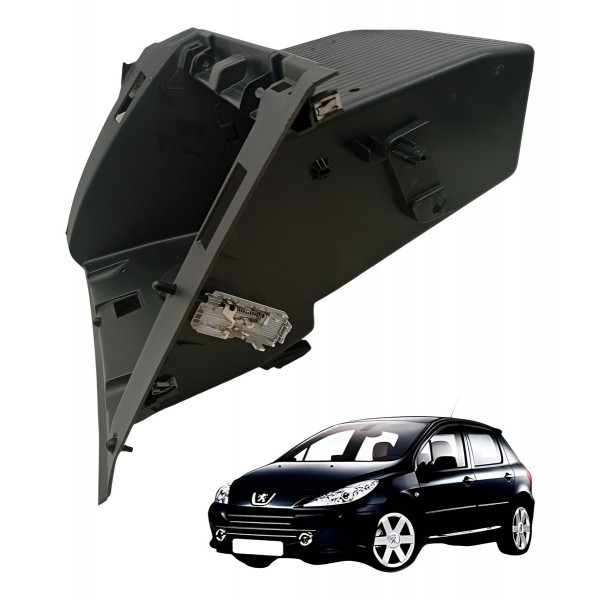 Moldura Interna Porta Luvas Peugeot 208 1.5 Allure 2013 2014