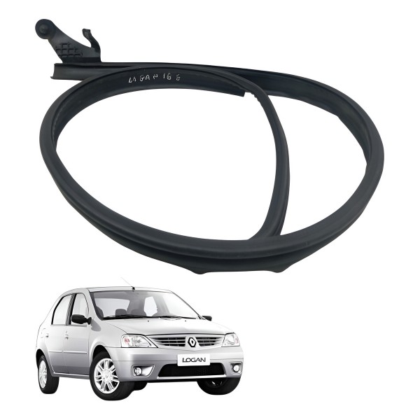 Borracha Guarnição Porta Esquerda Renault Logan 1.0 2009