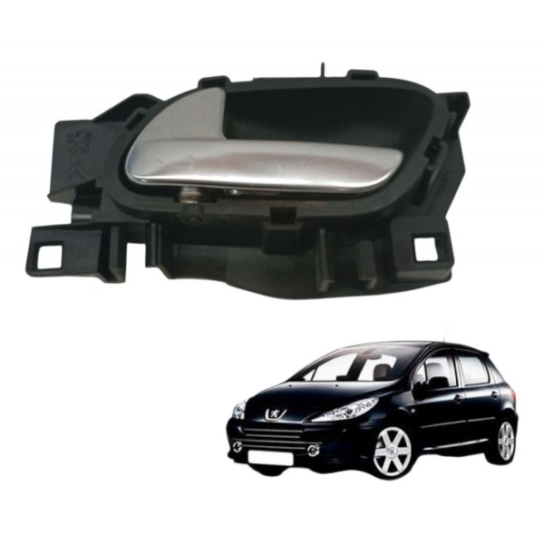 Maçaneta Interna Traseira Esquerda Peugeot 208 2015 2016