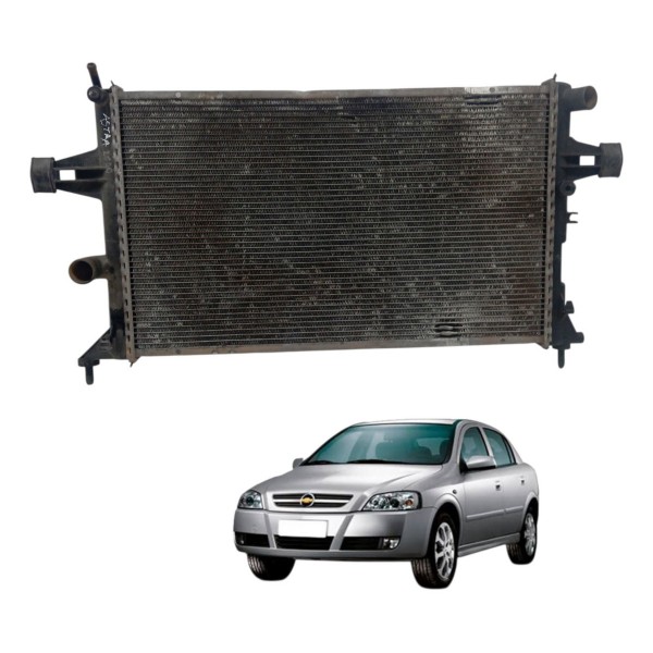Radiador Água Motor Chevrolet Astra 1.8 2001 2002 Detalhe