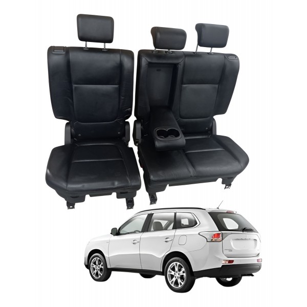 Jogo Banco Couro Traseiro Mitsubishi Outlander 2.0 2015 2016
