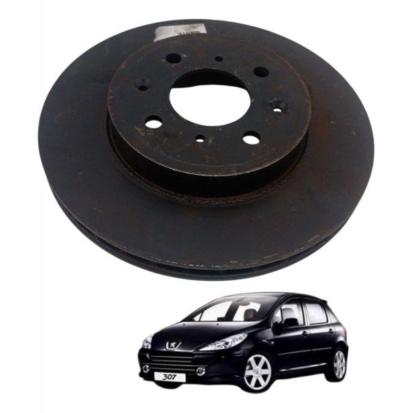 Disco Freio Dianteiro Peugeot 307 Sw 2.0 16v 2005 2006 2007