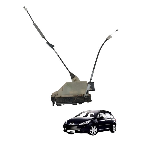 Fechadura Porta Dianteira Direita Peugeot 208  2014 2015