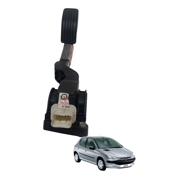 Pedal Acelerador Eletrônico Peugeot 206 207 1.4 2008 2009