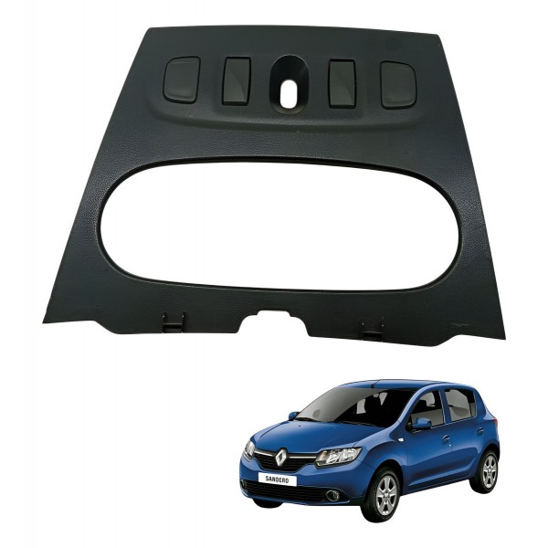 Moldura Painel Central Ar Condicionado Renault Sandero 2018