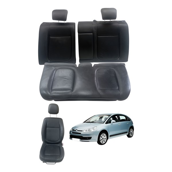 Jogo Banco Couro Citroen C4 Pallas 2007 2008 2009 S/ Direito