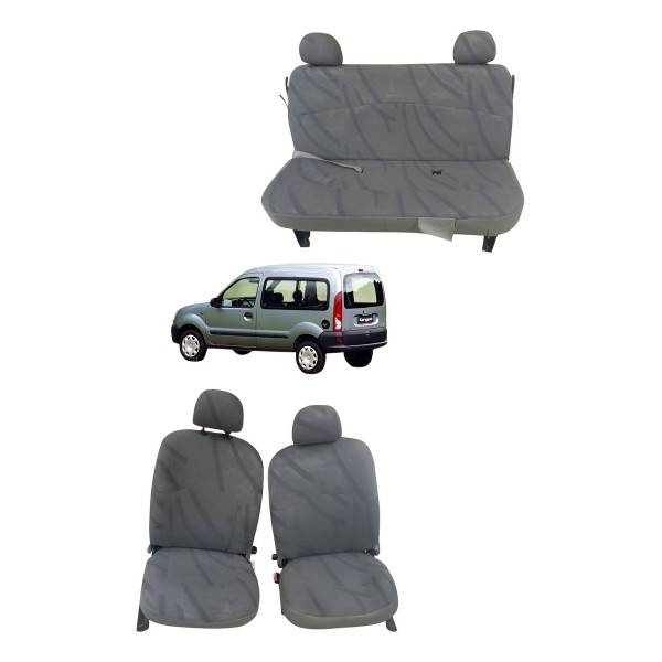 Jogo Banco Tecido Renault Kangoo 1.6 2003 2004 2005 Detalhe