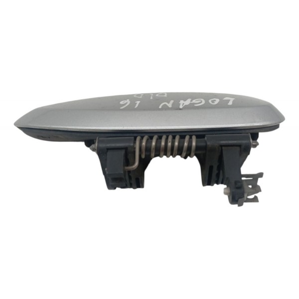 Maçaneta Externa Dianteira Direita Renault Logan 1.0 2009 Prata Dianteira